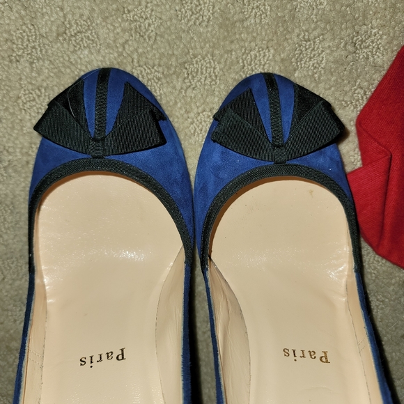 Christian Louboutin Lavalliere 100 Suede Pumps size 38, indigo/black - Picture 7 of 7